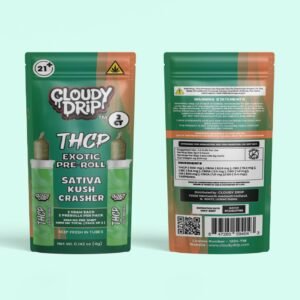thcp exotic pre roll – kush grasher sativa (2g × 2 pack)