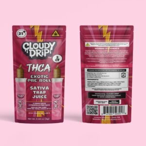 thca exotic pre roll – trap juice sativa (2g × 2 pack)