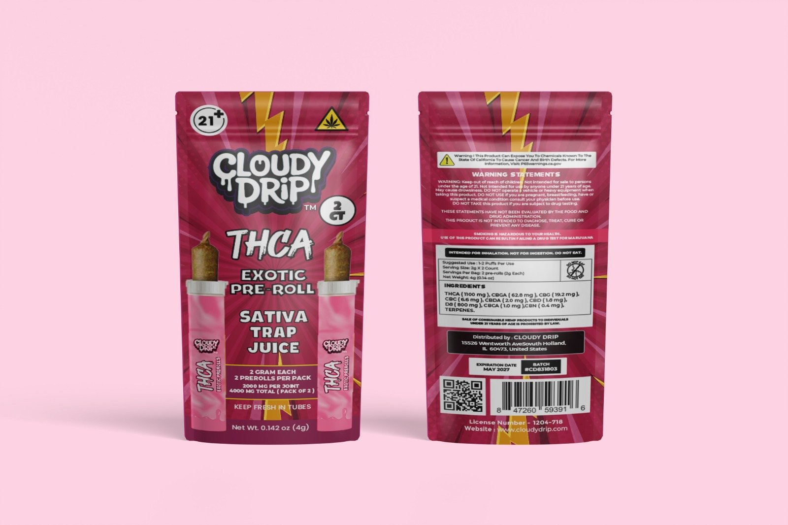 thca exotic pre roll – trap juice sativa (2g × 2 pack) thca exotic pre roll – trap juice sativa (2g × 2 pack)