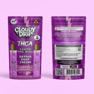 thca exotic pre roll – blue nerdz indica (2g × 2 pack)